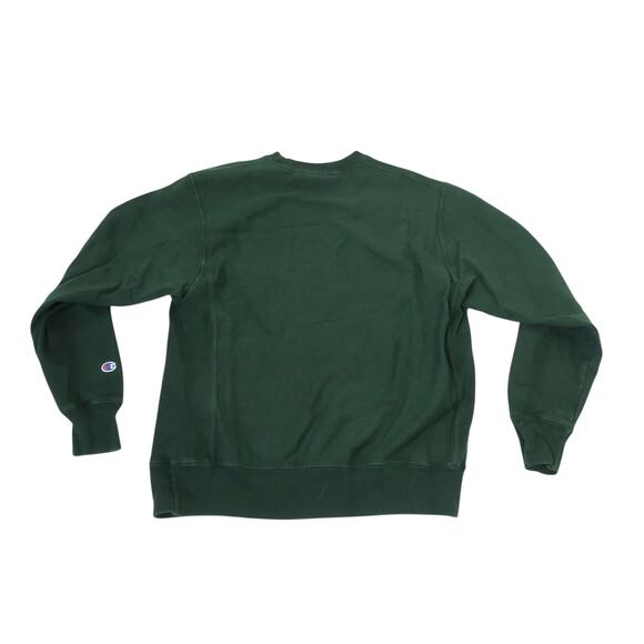 Vintage Y2K Champion Athletic Club Dark Green Graphic Crewneck Sweatshirt M - Picture 2 of 5